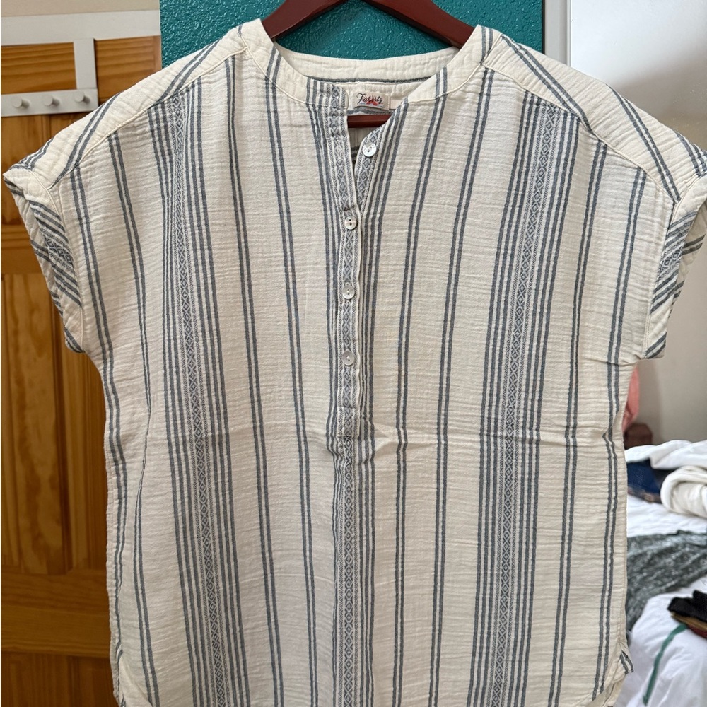 Faherty Cotton Top - Size Small